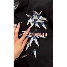 2026新款中式中山装立领风宽松西服男士高级感结婚订婚西装，男装西服套装，星座601-1