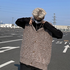 F474P60秋冬新款男装男生外套马甲毛衣，男装针织衫/毛衣，星座512-6