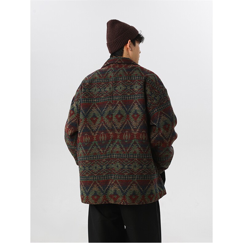 加绒加厚提花复古西装毛呢大衣504-F65-P78控128（加绒P88控138）,男装西服,星座504
