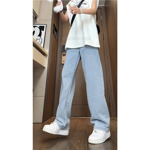 k1029-p40-控58  M-5XL现货宽松cleanfit牛仔裤图片