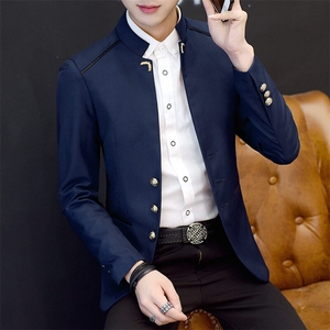 XZ8604P75春季新款男式休闲西装痞帅小西服男结婚礼服男装外套图片
