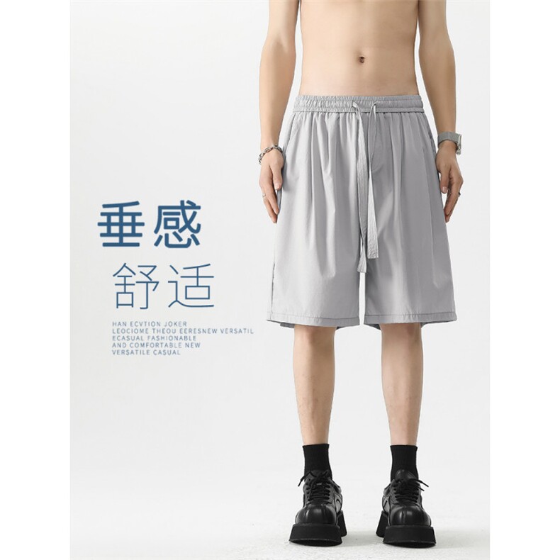 冰丝短裤男夏季新款凉感速干运动裤宽松潮流薄款 3012-特批25图片