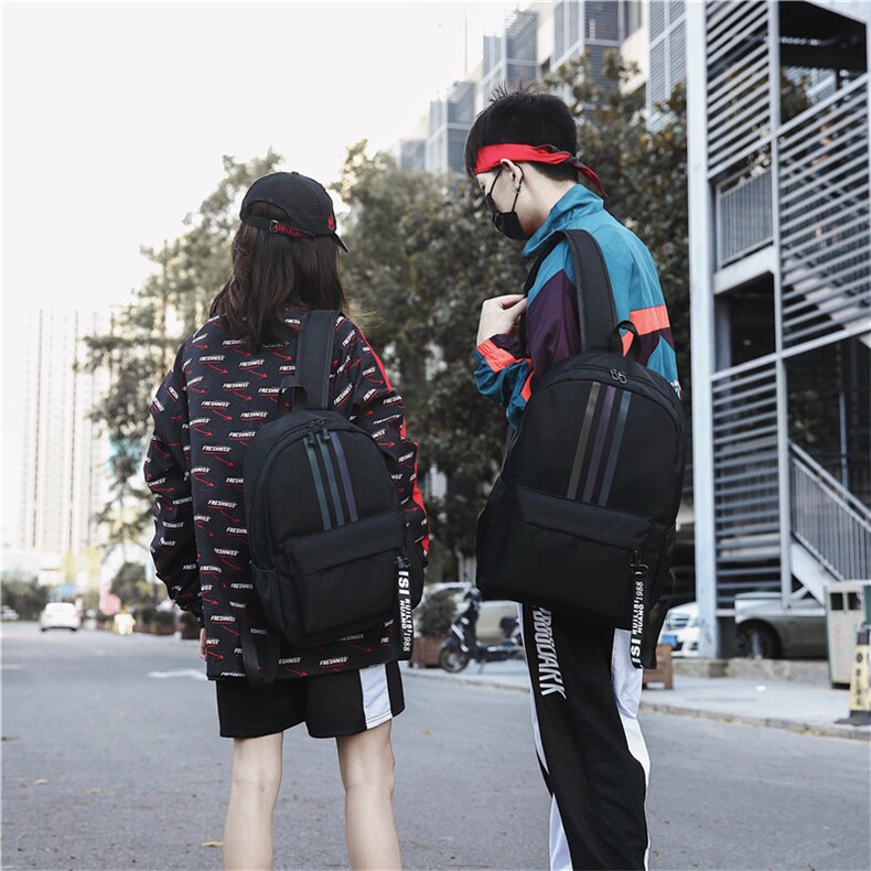 新款时尚运动双肩背包尼龙条纹双肩包中性包户外包潮,女包,星座510A-2