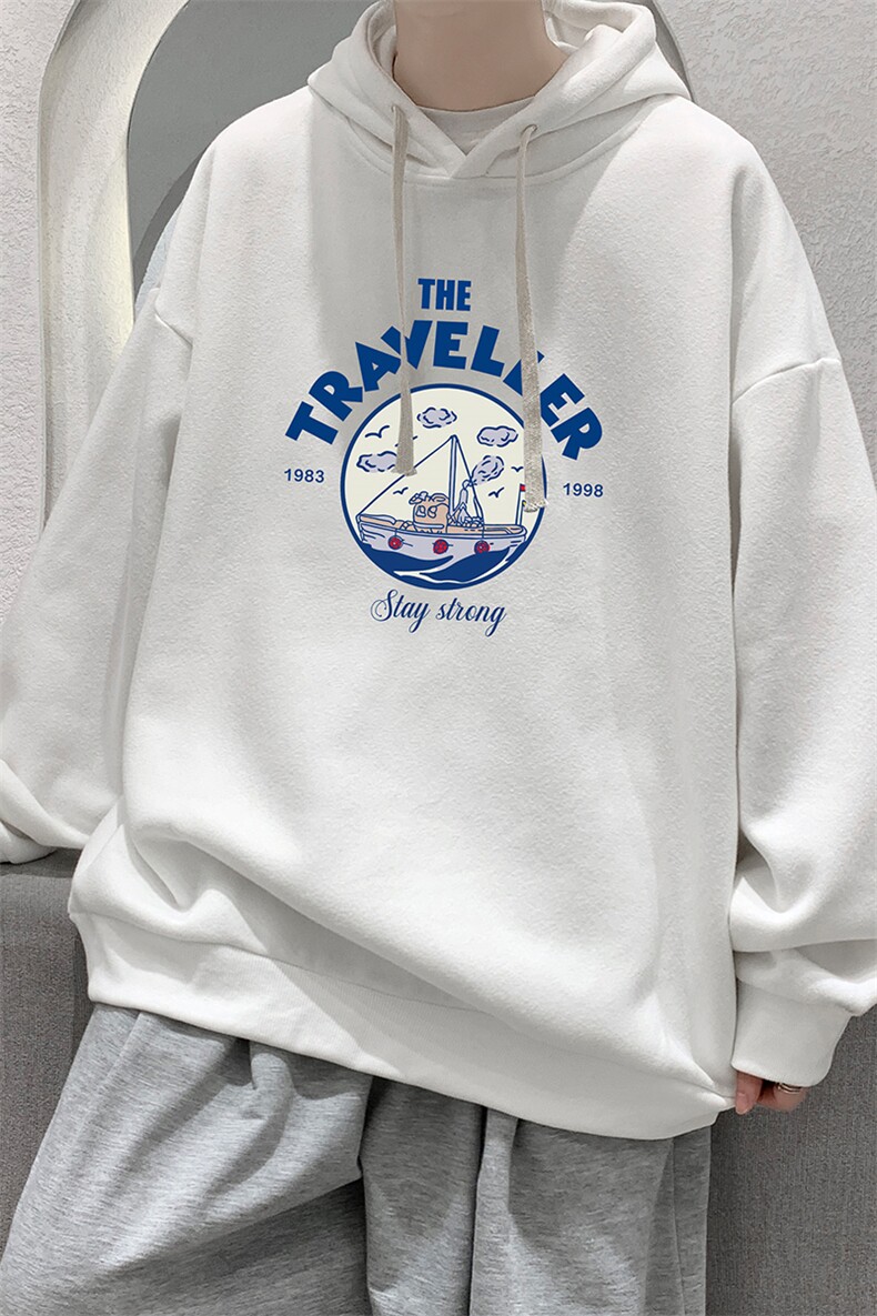 连帽卫衣男大码胖子帽衫大号运动服WY2410-P35,男装卫衣,电商A040
