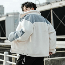2019冬新款男生羊羔毛面料韩版宽松棉衣休闲棉袄外套潮DS600T，男装棉衣，电商A102
