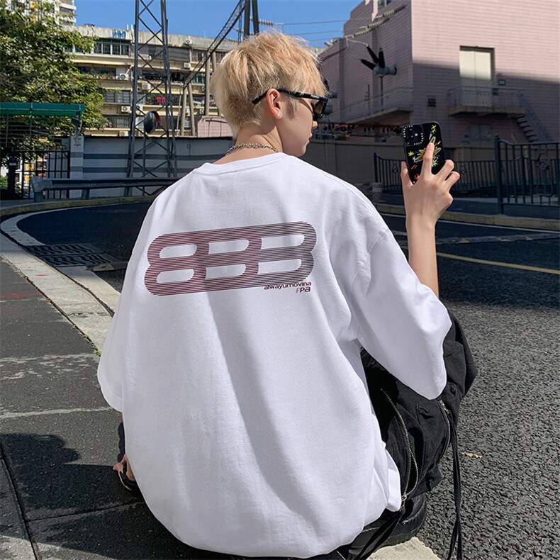 量大优 供视频 220克美式短袖t恤T3059得物直播有280克品质图片