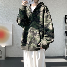 美式座山雕加绒加厚棉服男冬宽松连帽毛领棉衣外套MY18001，男装棉衣，电商B312