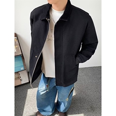 翻领拼接重磅简约经典高级休闲百搭潮夹克外套XZ212-QJK1033-P82，男装夹克，星座212