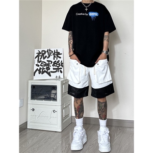 2025夏季新款男休闲五分裤A061-ED50016-P50控68-聚酯纤维图片