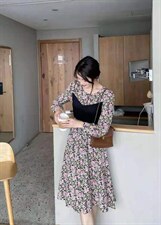 雪纺连衣裙必选，女装连衣裙，阿爆