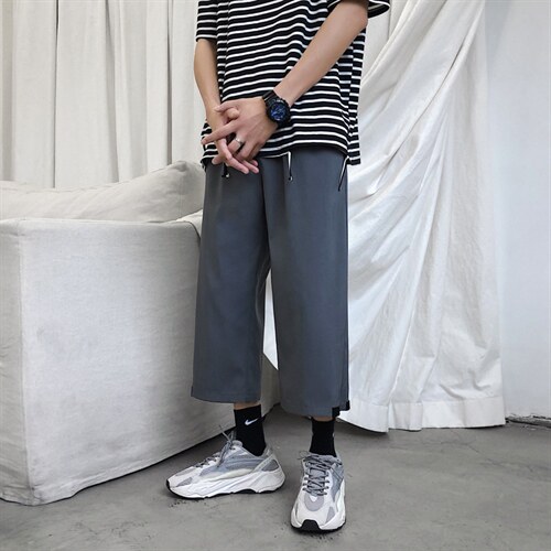新款男士宽松休闲百搭运动时尚潮流八分裤1211-特批20,男装休闲裤,星座718-1