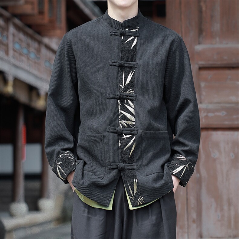 新中式现货秋装新款男士夹克情侣外景加厚外套JK99-P110-控188,男装夹克,电商A021