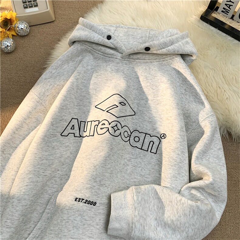 重磅潮牌高品质大字母绣连帽慵懒卫衣TT011-加绒P65控89，男装卫衣，星座804-1