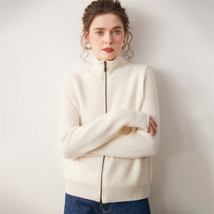 2025年秋季马甲舒适时尚百搭通勤拉链马甲，女装马甲，宛咚羊绒