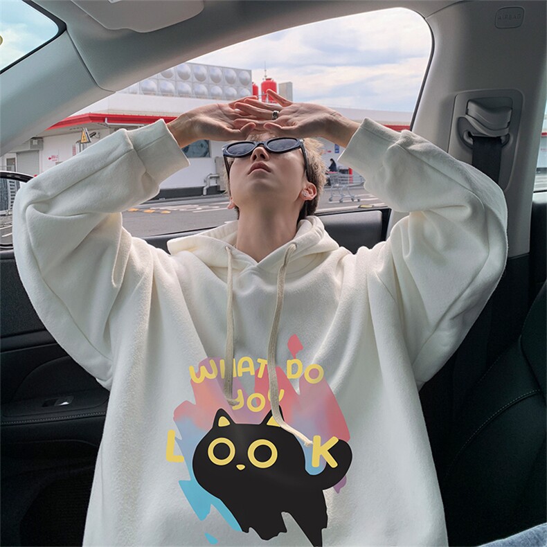 连帽卫衣男大码胖子帽衫大号运动服WY2454-P35图片