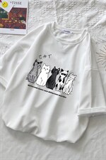 Q11100-P30 春夏季七分袖t恤男大码五分袖男短袖中袖 小清新图片