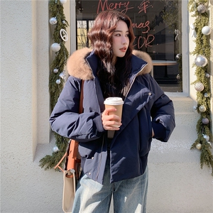 2025冬季新款派克服羽绒服90绒狐狸毛羽绒服图片