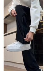 现货黑色西装直筒西裤男春夏垂感显瘦休闲长裤男女同款XK301-P50，男装西裤，电商A178