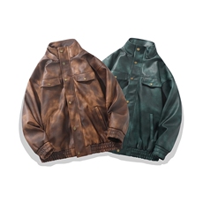 EQ314 白底图 PU皮衣外套男凹凸印花扎染皮夹克2025新款秋装 P128,男装夹克,电商C306, EQ314 白底图 PU皮衣外套男凹凸印花扎染皮夹克2025新款秋装 P128,男装夹克,电商C306,