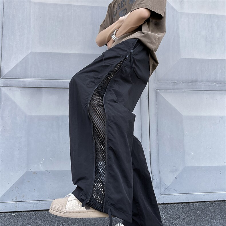 2024年夏季新款港风美式复古防晒速干直筒休闲裤男长裤ZK3577-P45，男装休闲裤，星座313A(原308A-2)