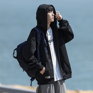 港风cityboy新款加绒加厚针织卫衣开衫外套百搭WT3412加绒-P50图片