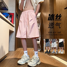 XZ616夏季新款伞兵裤褶皱设计感冰丝速干短裤TY2496特P23控48，男装休闲裤，星座512A（原616）