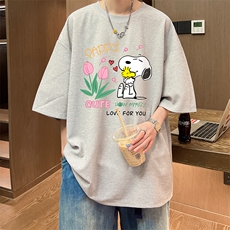 华夫格t恤男短袖男大码五分袖酒店风HT73324-P22，男装T恤，电商A040