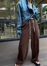 2022韩版宽松显瘦休闲运动风休闲裤，女装休闲裤，L·H·X