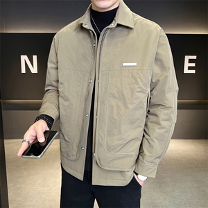 新标90绒 冬季轻薄款羽绒服男翻领保暖外套A329-YR2513-P195图片