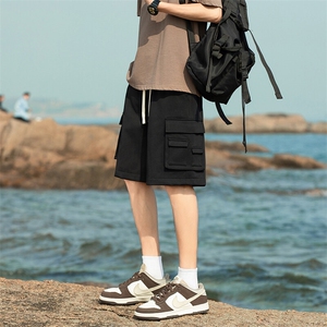 2025夏季复古日系工装短裤男休闲直筒男裤24XD23023特批35图片