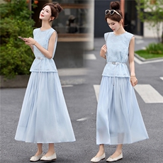 2026年夏季小香风套装高级气质上衣半身裙两件套，女装套装/套裙，米尚