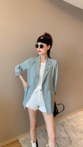 【现货】七分袖韩版气质显瘦休闲西装，女装西装，名怡