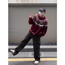 MM406-P65新款潮牌帅气圆领百搭针织打底毛衣，男装T恤，星座617A-2