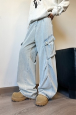 903-AK92-特P60【95】S-3XL工装牛仔裤！2，男装牛仔裤，星座903