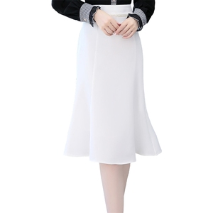 早秋连衣裙女2025新款时尚高级感职业气质女神范鱼尾裙图片