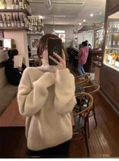 秋冬季羊毛休闲时尚通勤内搭百搭高领王菲同款羊毛衫，女装羊毛衫，圣旺供货