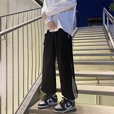 美式潮牌工装裤子男宽松休古ins户外男生束脚休闲长裤K4610-P43，男装休闲裤，星座412-2