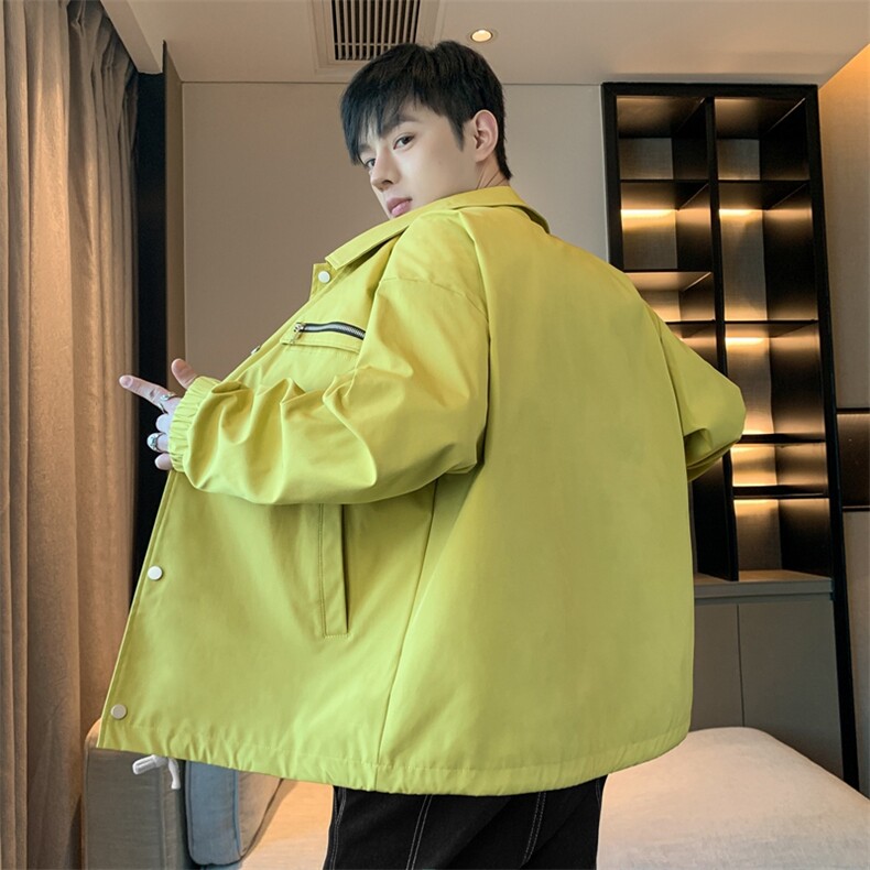 男士外套夹克工装2024新款男生潮牌冲锋衣服JK171-P78,男装夹克,星座308B-2