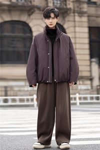 设计师款羽绒服夹克男冬装新款极简风防寒羽绒外套2599-P350控668图片
