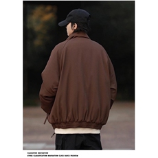 秋冬季加厚宽松简约立领棉服日系复古高级感外套女生棉衣DT03P75，男装棉衣，星座1013-5