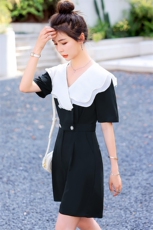 连体裤夏季新款时尚百搭休闲显瘦修身气质连体短裤，女装连体裤，米雪儿