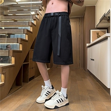 马吉拉运动五分裤重磅华夫格腰带短裤男X416B-1-DK1088-特P30限58，男装牛仔裤，星座416B-1