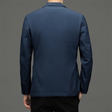 2023秋季新款男士西服长袖中年商务休闲时尚男装纯色西装上衣外套，男装西服，电商B212（原钱塘6029）