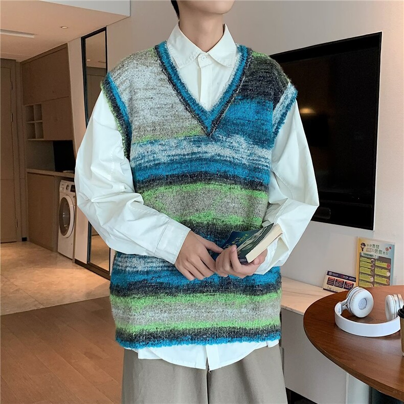 男百搭潮流时尚背心针织衫马甲M3121P53,男装背心/马甲,星座1116-2