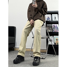 cleanfit弹力纯色修身直筒牛仔裤修身窄版直筒裤显瘦加绒65，男装牛仔裤，星座310A-4