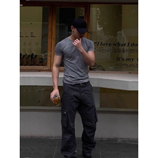 现货醋哥同款无缝提花健身短袖JS13-特批33，男装T恤，星座313A(原308A-2)