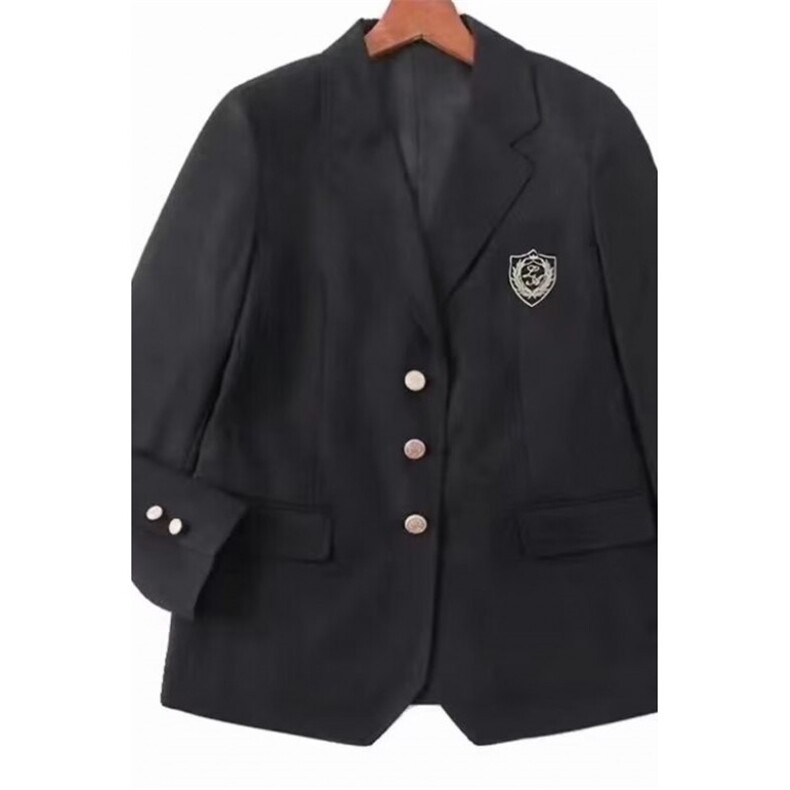 DXZ32-P65日常春秋套装宽松班服西服送徽章男休闲西服-网图现货,男装西服,星座603-2