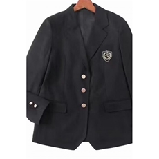 DXZ32-P65日常春秋套装宽松班服西服送徽章男休闲西服-网图现货，男装西服，星座603-2