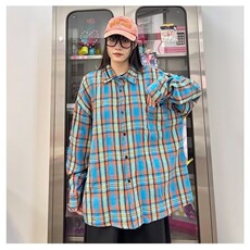 C264-P37百搭流行慵懒文艺长袖衬衫原宿气质新款简约ins潮流，男装衬衫，电商B323A