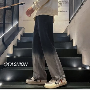 美式牛仔裤男款秋季渐变长裤潮 N773 P50图片